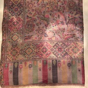 Pashmina scarf/shawl multicolor 29W 80L